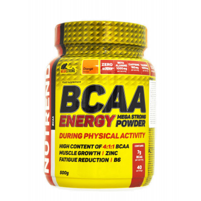 BCAA Energy Mega Strong Powder NUTREND 500г BCAA Energy Mega Strong Powder NUTREND 500г