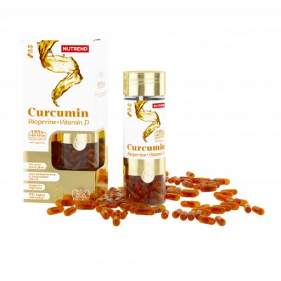 Витаминный комплекс CURCUMIN + BIOPERINE + VITAMIN D Nutrend  60 капс Витаминный комплекс CURCUMIN + BIOPERINE + VITAMIN D Nutrend  60 капс
