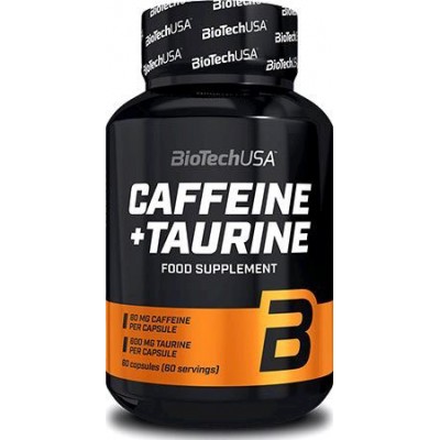 Энергетик Caffeine+Taurine BioTechUSA 60 капс Энергетик Caffeine+Taurine BioTechUSA 60 капс