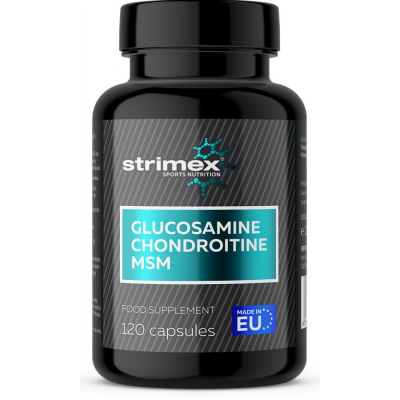 Комплекс Glucosamine Chondroitine MSM Strimex 120 капс Комплекс Glucosamine Chondroitine MSM Strimex 120 капс