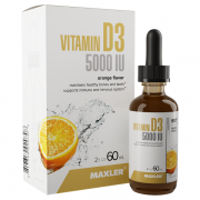 Maxler Vitamin D3 5000 IU drops 60ml/65 g - Orange