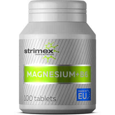 Витамины Magnesium + B6 100 таблеток Витамины Magnesium + B6 100 таблеток
