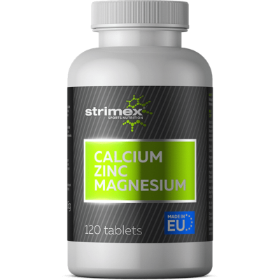 Минералы Calcium Zinc Magnesium Strimex 120 таб Минералы Calcium Zinc Magnesium Strimex 120 таб