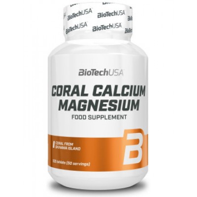 Минералы Coral Calcium Magnesium BioTechUSA 100 таб Минералы Coral Calcium Magnesium BioTechUSA 100 таб