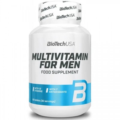 Витамины Multivitamin for Men BioTechUSA 60 таб Витамины Multivitamin for Men BioTechUSA 60 таб