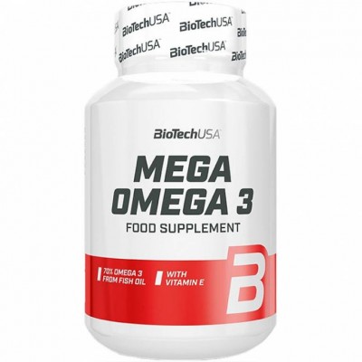 Витамины Mega Omega 3 BioTechUSA 180 капс Витамины Mega Omega 3 BioTechUSA 180 капс