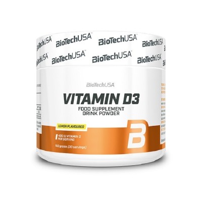 Витамины Vitamin D3 BioTechUSA 150 г Витамины Vitamin D3 BioTechUSA 150 г