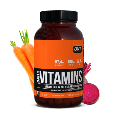 Витамины DAILY VITAMINS QNT 60 капс Витамины DAILY VITAMINS QNT 60 капс