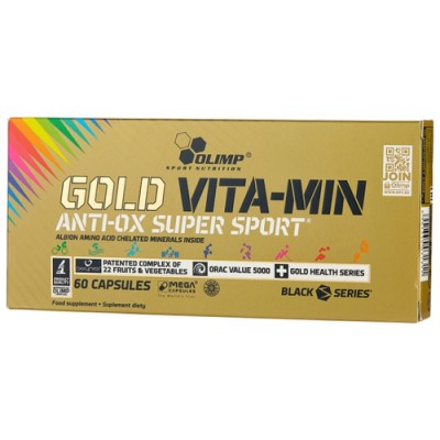 Витамины Gold VITA-MIN anti-OX super sport Olimp 60 капс Витамины Gold VITA-MIN anti-OX super sport Olimp 60 капс
