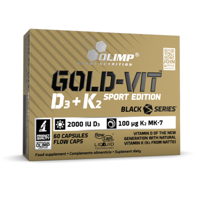 Витамины Gold-vit D3+K2 Sport Edition Olimp 60 капс Витамины Gold-vit D3+K2 Sport Edition Olimp 60 капс