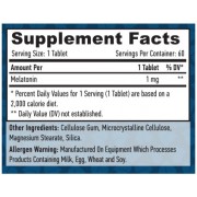 Melatonin 1 mg / 60 Tabs