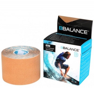 Кинезио тейп усиленный BBTape MAX, бежевый, 5см*5м Кинезио тейп усиленный BBTape MAX, бежевый, 5см*5м