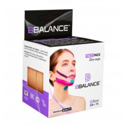 Кинезио тейп для лица BB FACE TAPE, 2,5см*10м бежевый Кинезио тейп для лица BB FACE TAPE, 2,5см*10м бежевый
