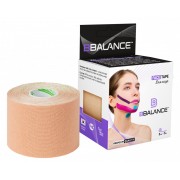 Кинезио тейп для лица BB FACE TAPE, 5см*5м бежевый