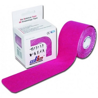 Кинезио тейп BBTape, розовый, 5см*5м Кинезио тейп BBTape, розовый, 5см*5м