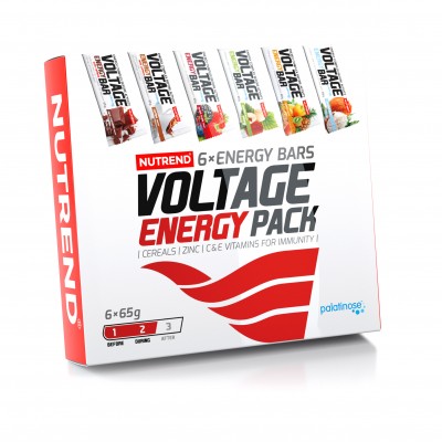 Вольтаж Энерджи Батончики 6 шт. х 65г/ Voltage Energy Bars 6pcs. х 65g Nutrend Вольтаж Энерджи Батончики 6 шт. х 65г/ Voltage Energy Bars 6pcs. х 65g Nutrend