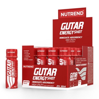 Гутар энерджи Шот 20шт. х 60мл/Gutar energy Shot 20pcs. х 60ml Nutrend Гутар энерджи Шот 20шт. х 60мл/Gutar energy Shot 20pcs. х 60ml Nutrend