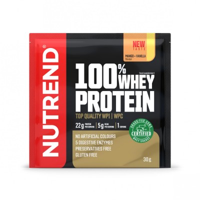 100% Вей Протеин 30г/100% WHEY PROTEIN 30g Nutrend 100% Вей Протеин 30г/100% WHEY PROTEIN 30g Nutrend