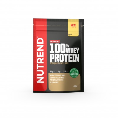 100% Вей Протеин 400г/100% WHEY PROTEIN 400g Nutrend 100% Вей Протеин 400г/100% WHEY PROTEIN 400g Nutrend
