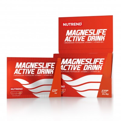 МагнесЛайф Саше 10шт. х 15г/MagnesLife Sachet 10pcs. х 15g Nutrend МагнесЛайф Саше 10шт. х 15г/MagnesLife Sachet 10pcs. х 15g Nutrend