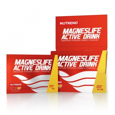 МагнесЛайф Саше 10шт. х 15г/MagnesLife Sachet 10pcs. х 15g Nutrend МагнесЛайф Саше 10шт. х 15г/MagnesLife Sachet 10pcs. х 15g Nutrend
