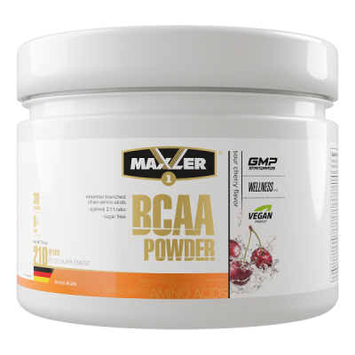 Maxler BCAA Powder 2:1:1 Sugar Free 210 g - Sour Cherry (DE) Maxler BCAA Powder 2:1:1 Sugar Free 210 g - Sour Cherry (DE)