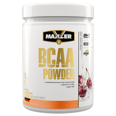 Maxler BCAA Powder 2:1:1 Sugar Free 420 g - Sour Cherry (DE) Maxler BCAA Powder 2:1:1 Sugar Free 420 g - Sour Cherry (DE)