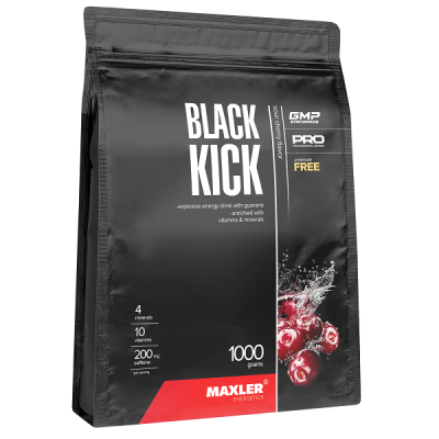 Maxler Black Kick 1000 g (bag) - Cherry Maxler Black Kick 1000 g (bag) - Cherry