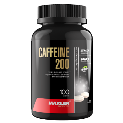 Maxler Caffeine 200 mg 100 cts Maxler Caffeine 200 mg 100 cts