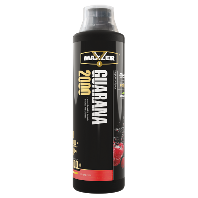 Maxler Guarana 2000 500 ml - Raspberry Maxler Guarana 2000 500 ml - Raspberry