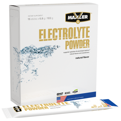 Maxler Electrolyte Powder 15x6,8 g box - Natural Maxler Electrolyte Powder 15x6,8 g box - Natural