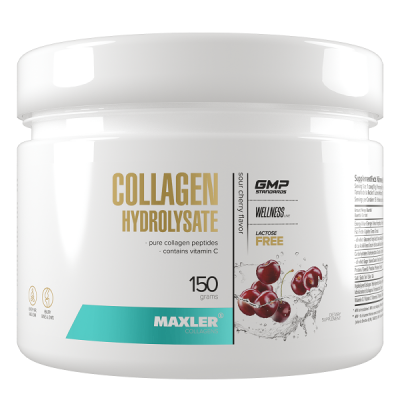 Maxler Collagen Hydrolysate 150 g (can) - Sour Cherry Maxler Collagen Hydrolysate 150 g (can) - Sour Cherry