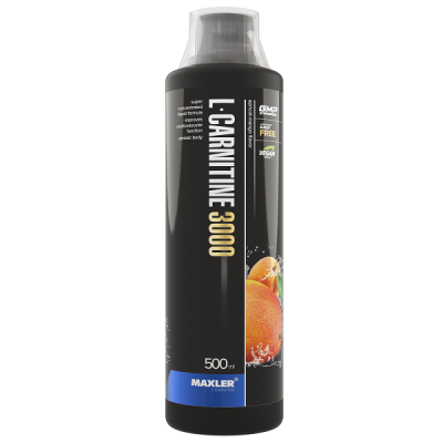 Maxler L-Carnitine 500 ml (3000 mg) - Apricot-Mango Maxler L-Carnitine 500 ml (3000 mg) - Apricot-Mango