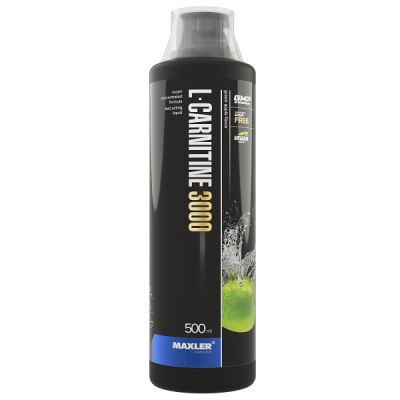Maxler L-Carnitine 500 ml (3000 mg) - Green Apple Maxler L-Carnitine 500 ml (3000 mg) - Green Apple