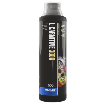 Maxler L-Carnitine 500 ml (3000 mg) - Strawberry-Kiwi Maxler L-Carnitine 500 ml (3000 mg) - Strawberry-Kiwi