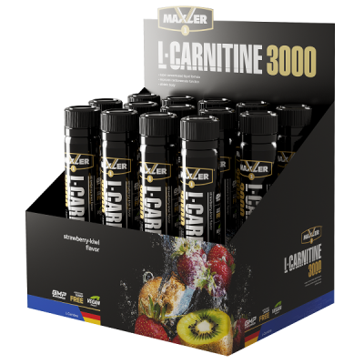 Maxler L-Carnitine 14x25 ml (3000 mg) - Strawberry-Kiwi Maxler L-Carnitine 14x25 ml (3000 mg) - Strawberry-Kiwi