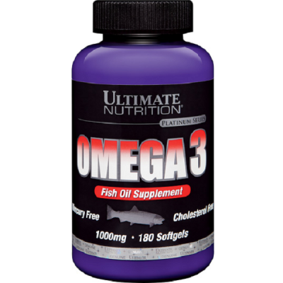 Ultimate Nutrition Omega 3 1000 mg 180 softgels Ultimate Nutrition Omega 3 1000 mg 180 softgels