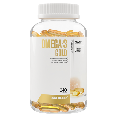 Maxler Omega-3 Gold 240 softgels (USA) Maxler Omega-3 Gold 240 softgels (USA)