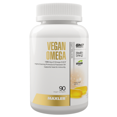 Maxler Omega Vegan with Evening Primrose 90 softgels Maxler Omega Vegan with Evening Primrose 90 softgels