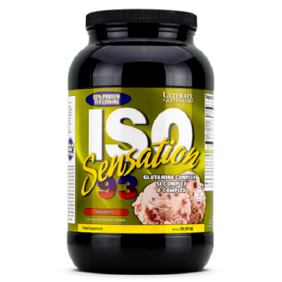 Ultimate Nutrition ISO Sensation 2 lbs - Strawberry Ultimate Nutrition ISO Sensation 2 lbs - Strawberry