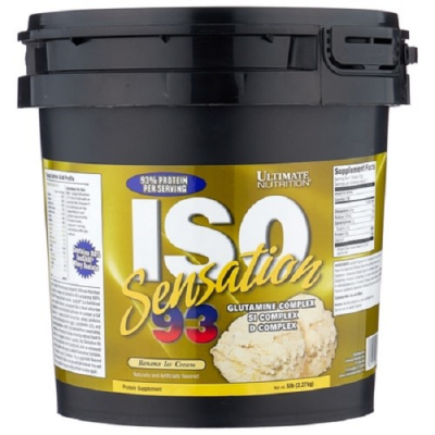 Ultimate Nutrition ISO Sensation 5 lbs - Banana Ultimate Nutrition ISO Sensation 5 lbs - Banana