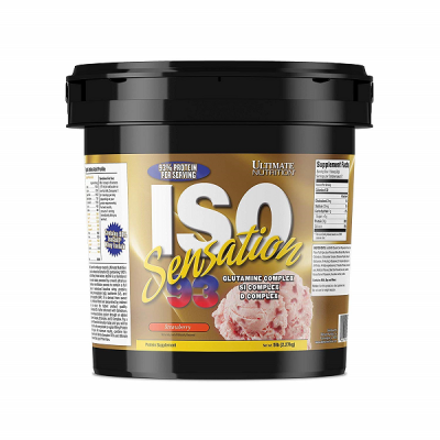 Ultimate Nutrition ISO Sensation 5 lbs - Strawberry Ultimate Nutrition ISO Sensation 5 lbs - Strawberry