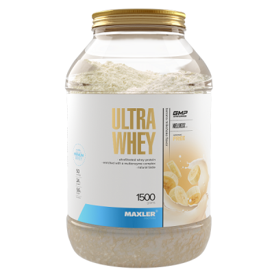 Maxler Ultra Whey 1500 g (can) - Banana Milkshake Maxler Ultra Whey 1500 g (can) - Banana Milkshake