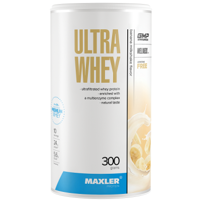 Maxler Ultra Whey 300 g (can) - Banana Milkshake Maxler Ultra Whey 300 g (can) - Banana Milkshake