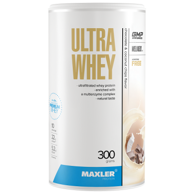 Maxler Ultra Whey 300 g (can) - Chocolate Coconut Maxler Ultra Whey 300 g (can) - Chocolate Coconut