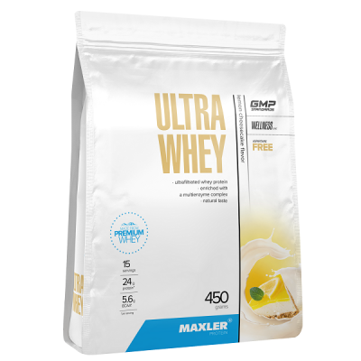Maxler Ultra Whey 450 g (bag) - Lemon Cheesecake Maxler Ultra Whey 450 g (bag) - Lemon Cheesecake