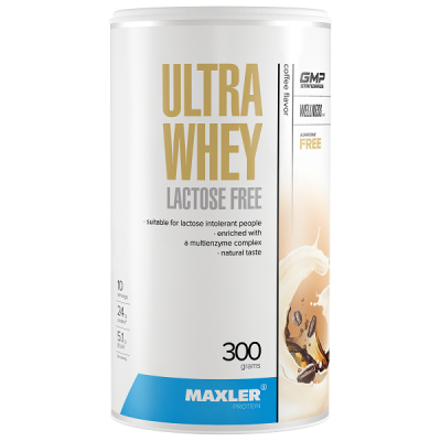 Maxler Ultra Whey Lactose Free 300 g (can) - Coffee Maxler Ultra Whey Lactose Free 300 g (can) - Coffee