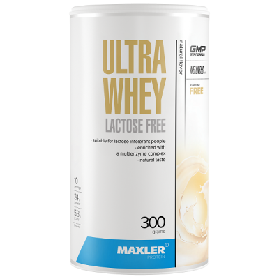Maxler Ultra Whey Lactose Free 300 g (can) - Natural Maxler Ultra Whey Lactose Free 300 g (can) - Natural