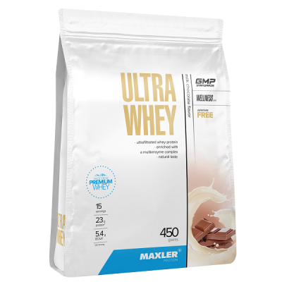 Maxler Ultra Whey 450 g (bag) - Milk Chocolate Maxler Ultra Whey 450 g (bag) - Milk Chocolate