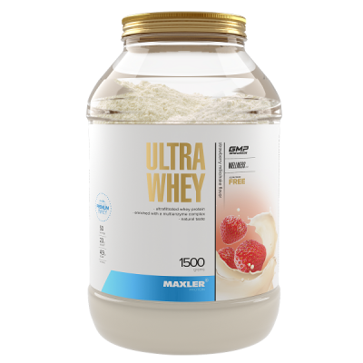 Maxler Ultra Whey 1500 g (can) - Strawberry Milkshake Maxler Ultra Whey 1500 g (can) - Strawberry Milkshake